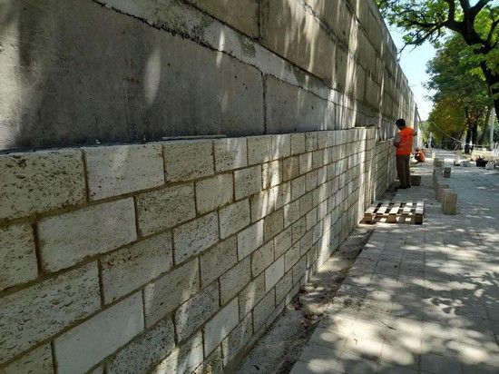 В Ставрополе подпорную стену на Крепостной горе хотят отремонтировать за лето