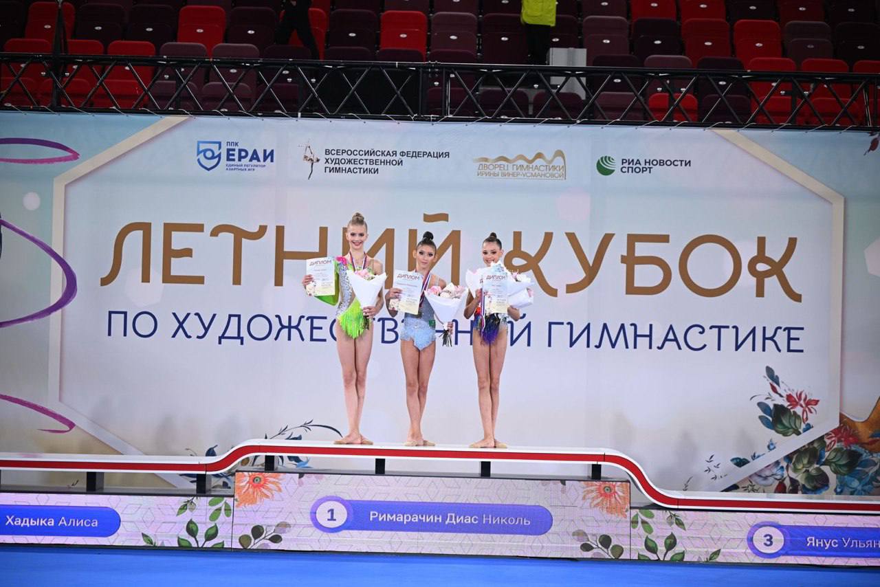 Ставропольчанка Алиса Хадыка ярко проявила себя на «Летнем Кубке» по художественной гимнастике