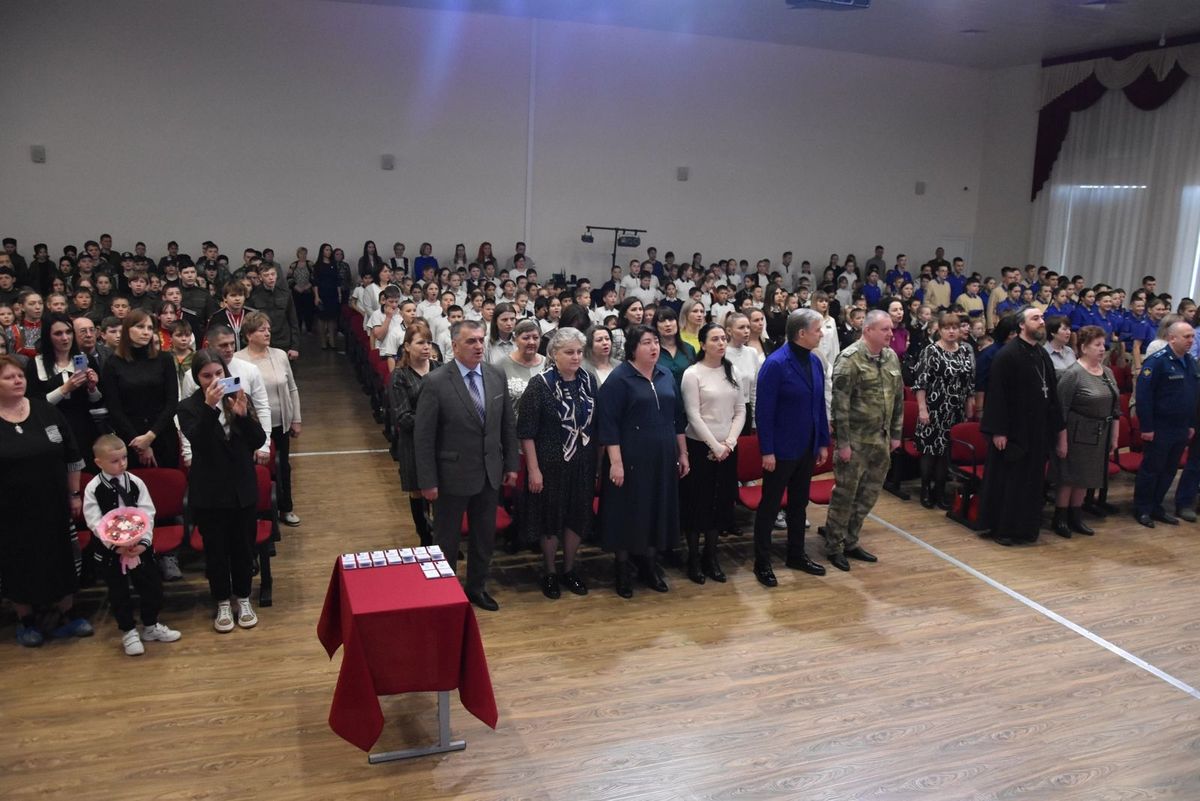 В Шпаковском округе пятиклассников посвятили в кадеты