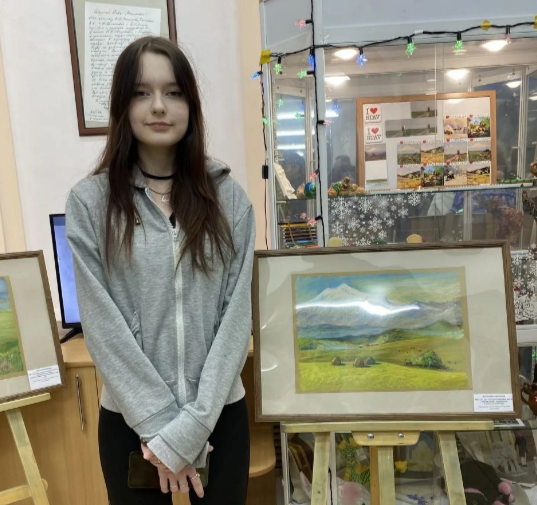 Юная художница из Михайловска вошла в число победителей конкурса имени Гречишкина