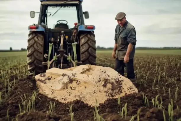 В Грачевском округе тракторист нашел чудесный камень с крестом