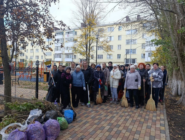 В Шпаковском округе провели субботник