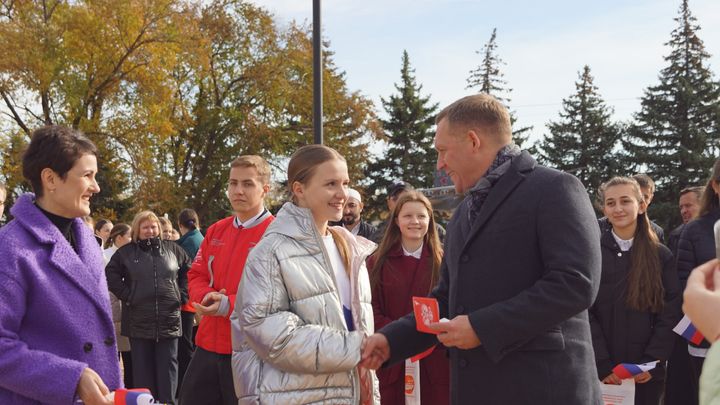 Юные жители Грачевского округа получили свои первые паспорта
