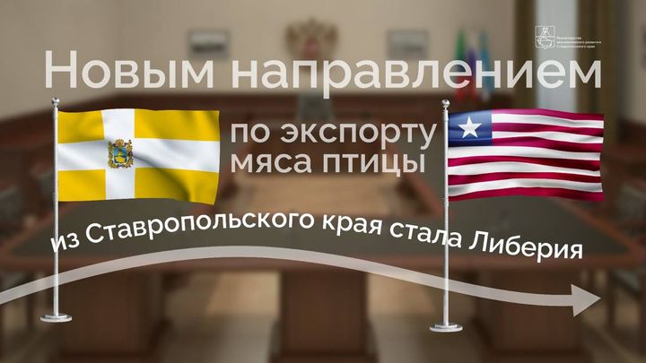 Ставрополье начало экспортировать мясо птицы в Либерию