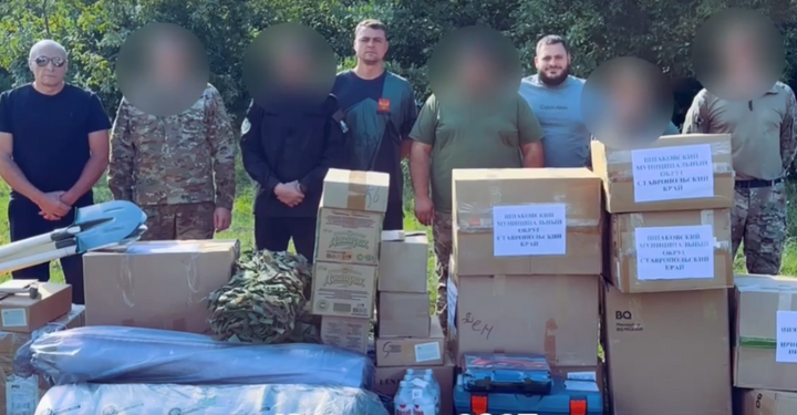 В Курскую и Белгородскую области из Шпаковского округа отправили очередную "гуманитарку"