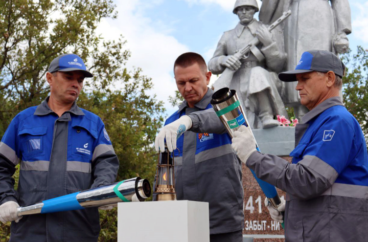 На Ставрополье в поселке Новотерский газифицировали мемориал Великой Отечественной войны