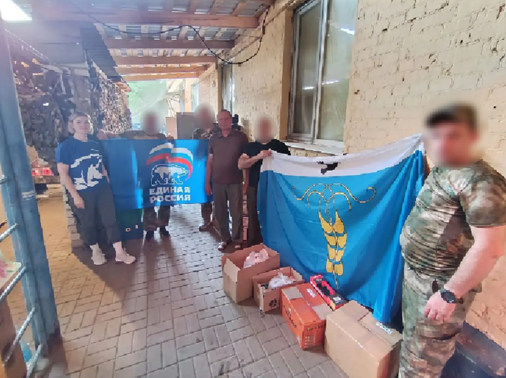Очередной гумконвой из Грачевского округа доставлен в зону СВО