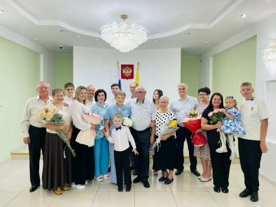В Шпаковском округе супруги Коршун отметили "золотую свадьбу"
